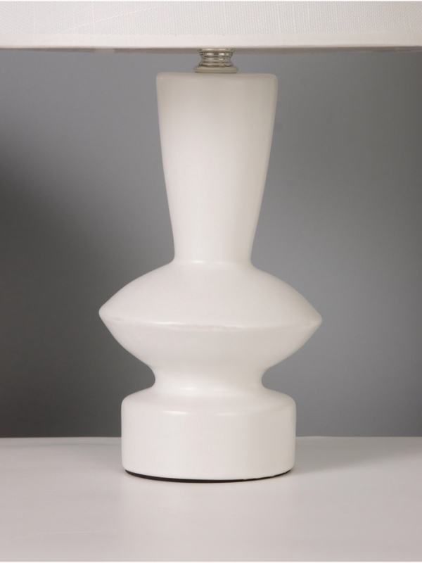 Лампа настольная Лампа настольная "Ваза" 40Вт Е14 белый 24х24х38см