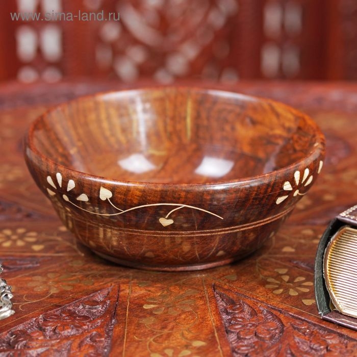 Чаша дерево Чаша дерево "Роспись" 4,5х12,5х12,5 см