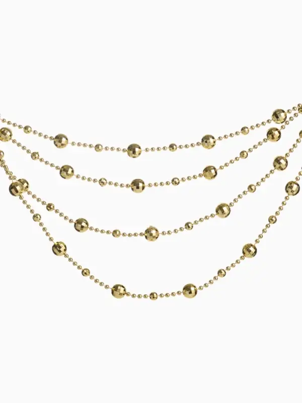 Бусы на ёлку &laquo;Шары&raquo;, длина 2.7 м, d=14 мм, МИКС