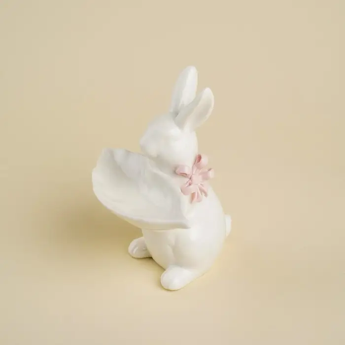 Блюдо сервировочное SL Home «Лесные кролики», 14,5×11×17,3 см, керамика, цвет белый Блюдо сервировочное SL Home «Лесные кролики», 14,5×11×17,3 см, керамика, цвет белый