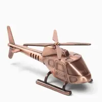 Фигура интерьерная &laquo;Вертолёт&raquo;, 12.5&times;8&times;4.5 см, медный