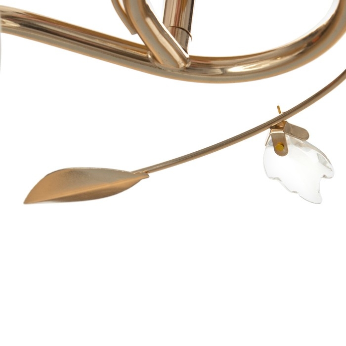 Люстра Люстра "Лепестки" 2x40Вт E27 золото 44х33х28 см