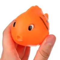 Резиновая игрушка для ванны Крошка Я &laquo;Чудо-рыбка&raquo;, 9 см, с пищалкой, МИКС