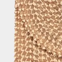 Сумка клатч плетёная из пальмового листа, 28&times;16&times;2 см, золотистая