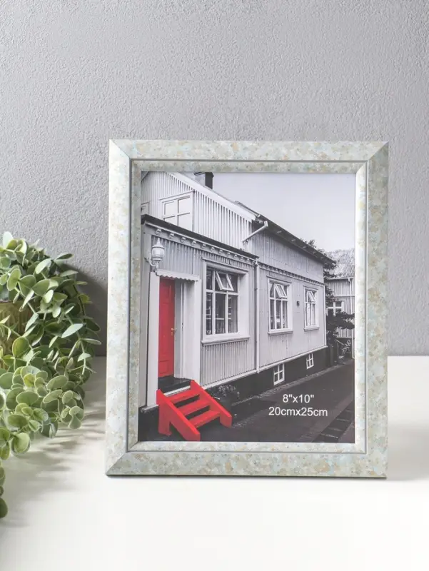 Фоторамка пластик 20х25 см "Марокканская мозаика" оттенки голубого 29,8х25х2 см