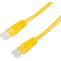 Патч-корд BigTech OPCC022 UTP CCA кат.5e/3м/литой/многожильный (желтый)