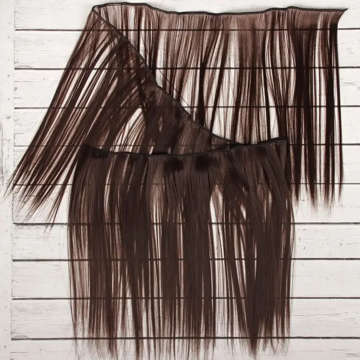 Волосы - тресс для кукол &laquo;Прямые&raquo; длина волос: 25 см, ширина: 100 см, цвет № 4