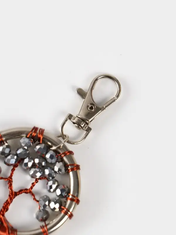 Брелок ловец снов Брелок ловец снов "Древо жизни" 19 см, цв. серебристый