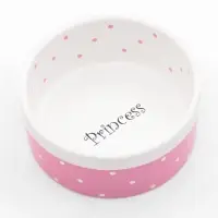Миска Princess, 400 мл, 13&times;5.5 см, керамика, розовая