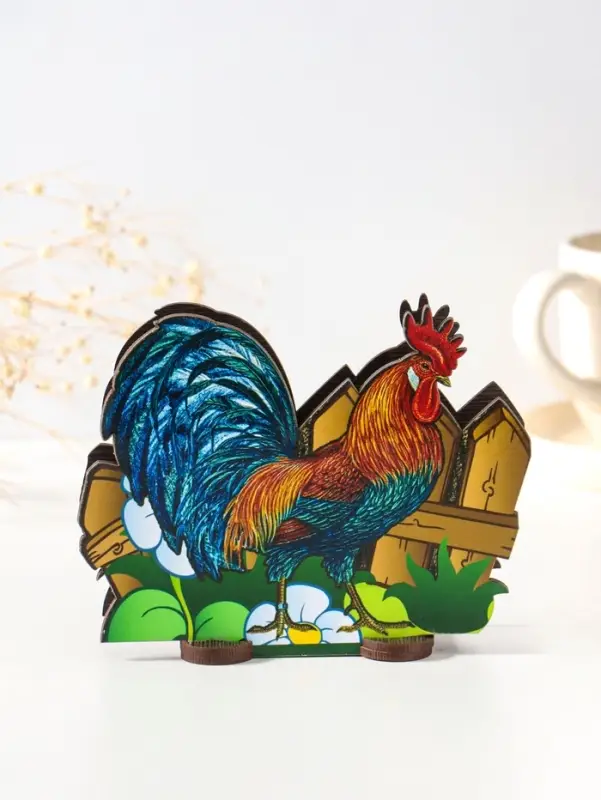 Салфетница  пасхальная "Петушок", 10,5х13,5х5 см