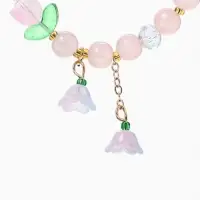 Браслет из бусин &laquo;Тюльпан&raquo;, d=6 см, шар №8, розовый