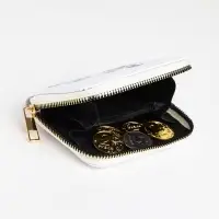 Кошелёк на молнии &laquo;Космонавт&raquo;, маленький, детский, белый