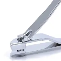 Кусачки - книпсер педикюрные, скошенное лезвие, 10 см