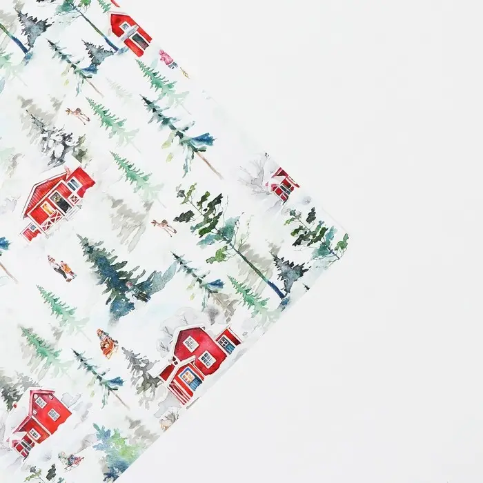 Упаковочная бумага на новый год «Всё исполнит глянцевая», 70 х 100 см, глянцевая