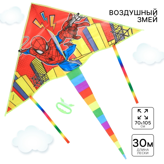 Воздушный змей «Город», Человек-паук, 70 х 105 см Воздушный змей «Город», Человек-паук, 70 х 105 см