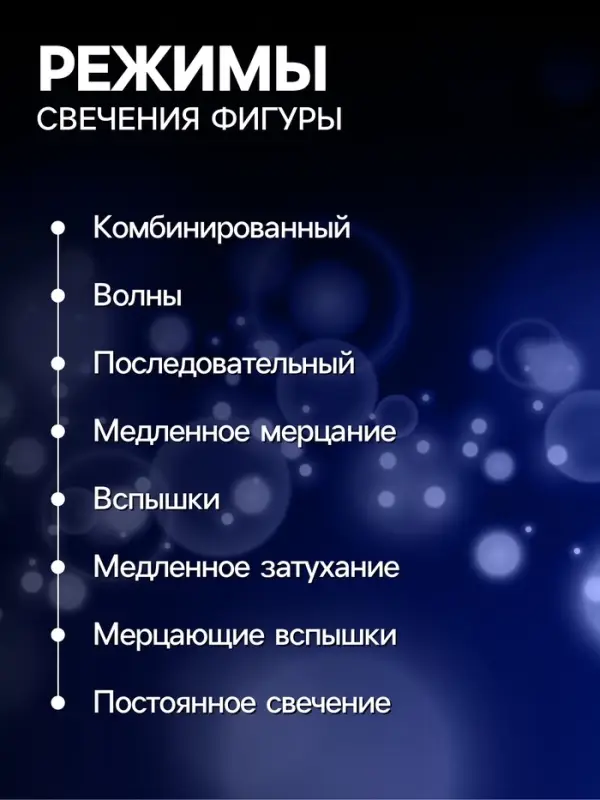 Неоновая фигура &laquo;Снежинка&raquo;, 57 см, 576 LED, 12 В, 8 режимов, свечение синее/белое