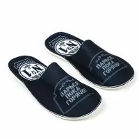 Набор для бани с принтом &laquo;Крутой мужик&raquo;, 4 предмета: шапка, рукавица, тапочки, коврик, полиэфир, тёмный, &laquo;Банная забава&raquo;