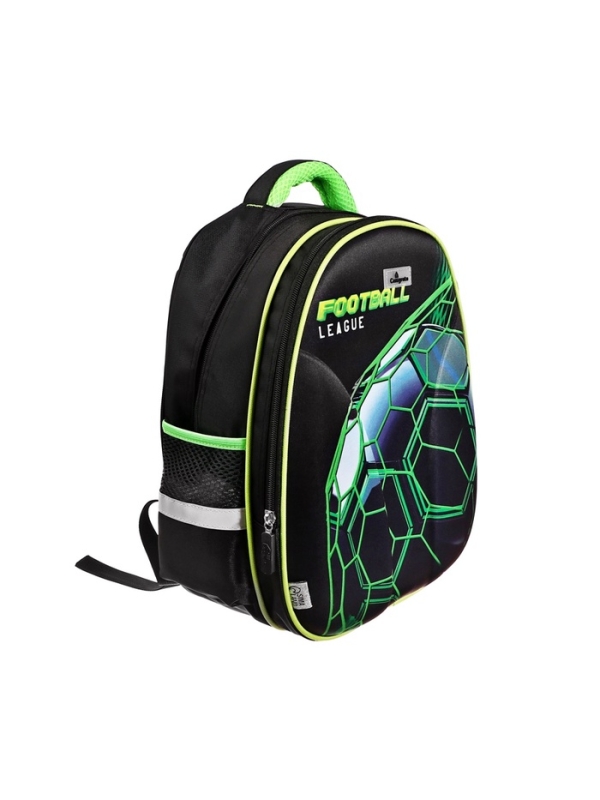 Рюкзак каркасный школьный, 39 х 30 х 14 см, Calligrata  Рюкзак каркасный школьный, 39 х 30 х 14 см, Calligrata "Футбольный мяч"