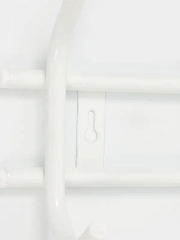 Вешалка настенная "Уют 7" 7 крючков, цвет белый