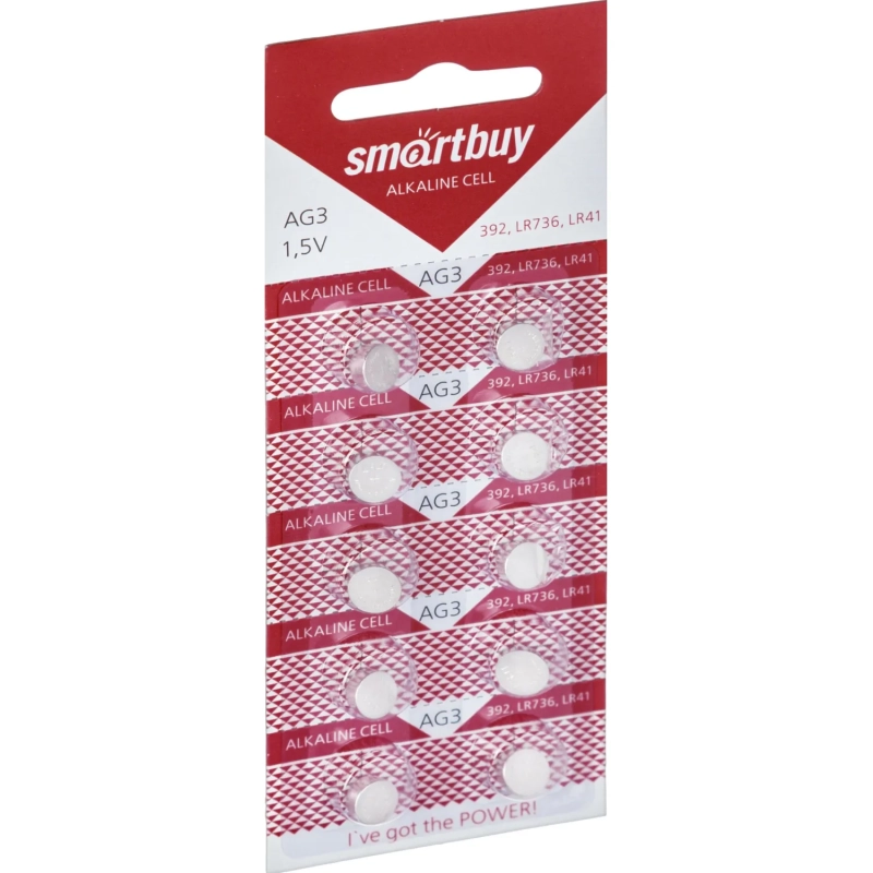 Батарейка Smartbuy AG3-10B 10шт/бл (SBBB-AG3-10B)