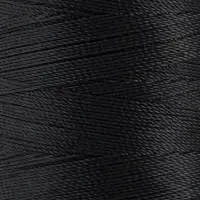 Нитки обувные, 500D/3, 600 м, чёрные