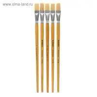 Кисть "Сонет" №10, щетина, плоская, длинная ручка, d=17 мм Кисть "Сонет" №10, щетина, плоская, длинная ручка, d=17 мм