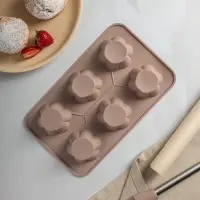 SATOSHI Алион Форма для выпечки маффинов 6 ячеек 29x17,4х3,6см, силикон
