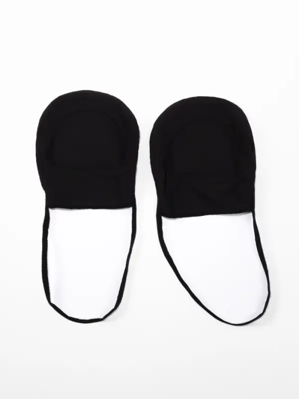 Полустельки для ног, р-р универсальный, пара, чёрный