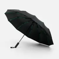 Зонт складной с УФ-защитой Ribstar, черный