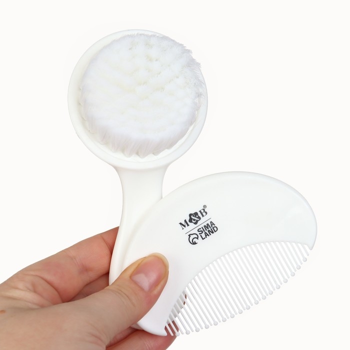 Набор для ухода за волосами «Зебра» (щетка+ расческа)