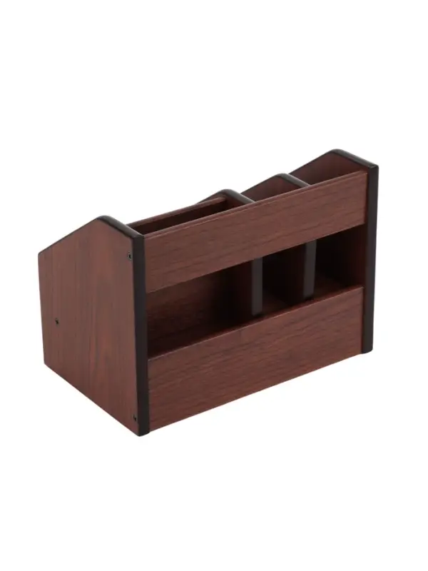 Органайзер 6 секций, ящик, дерево в полоску, 22&times;15&times;16 см