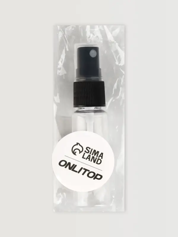 Бутылочка для хранения, с распылителем, 30 мл, МИКС, прозрачная Бутылочка для хранения, с распылителем, 30 мл, МИКС, прозрачная