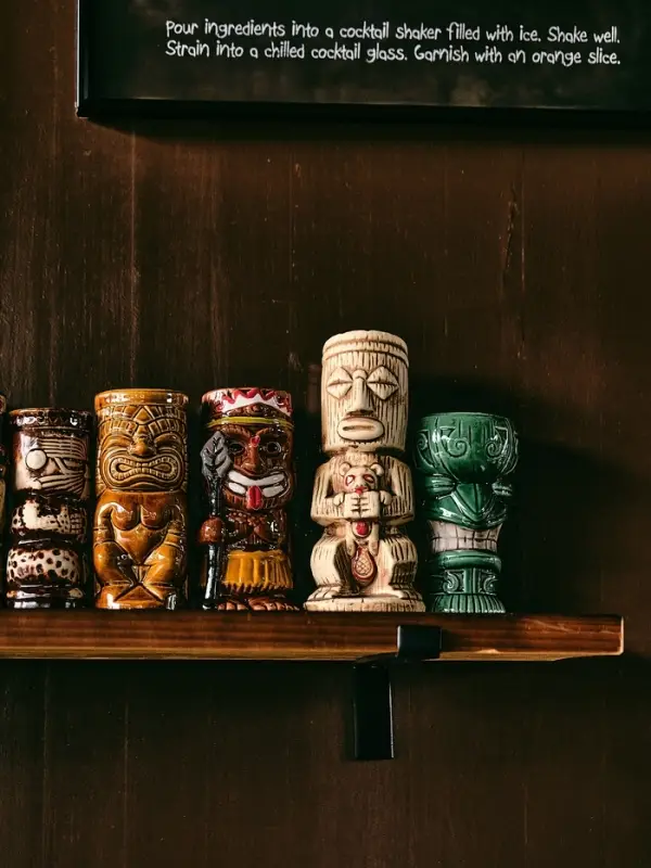 Стакан для коктейлей &laquo;Тики&raquo;, 500 мл, злобный, керамика