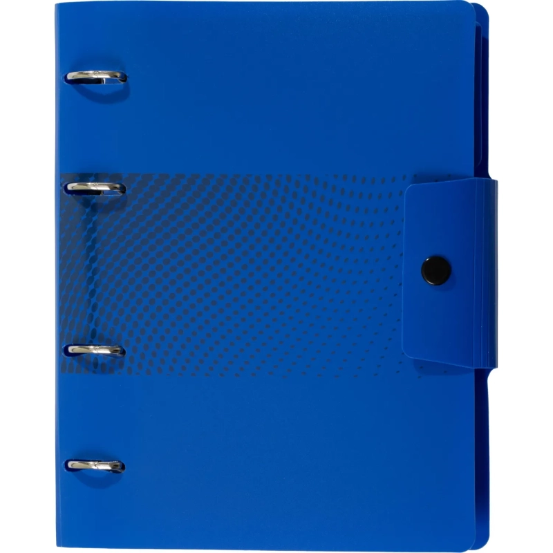 Ежедневник недатированный ATTACHE Digital синий,А5, 272стр., на кольцах