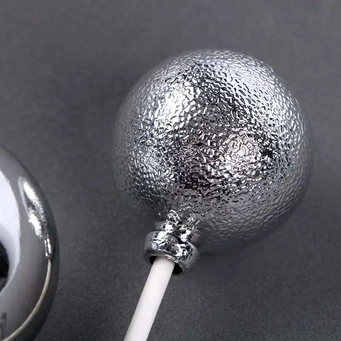 Топпер для торта &laquo;Шары&raquo;, серебряный