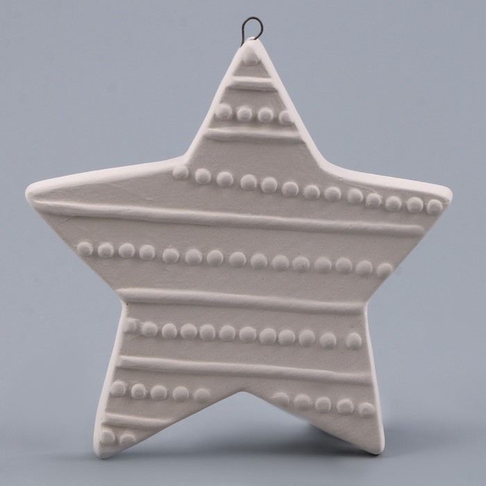 Новый год! Ёлочное украшение под раскраску «Звезда», с подвесом Новый год! Ёлочное украшение под раскраску «Звезда», с подвесом