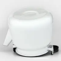 Чайник, 3.5 л, эмалированная сталь, белый