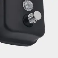 Диспенсер для жидкого мыла Stölz, механический, 800 мл, нержавеющая сталь, чёрный Диспенсер для жидкого мыла Stölz, механический, 800 мл, нержавеющая сталь, чёрный