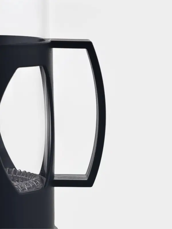 Заварочный чайник френч-пресс Доляна &laquo;Оливер&raquo;, 350 мл, стекло, чёрный