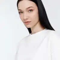 Свитшот оверсайз унисекс True Self, молочно-белый, размер XL