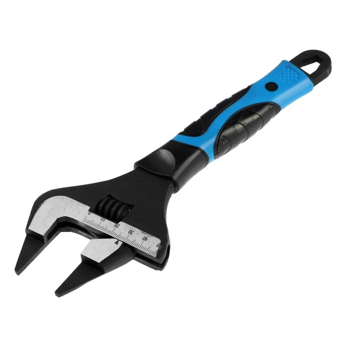 Ключ разводной с очень тонкими губками ТУНДРА, 2К рукоятка, толщина 3.5 мм, до 50 мм, 250 мм   98638 Ключ разводной с очень тонкими губками ТУНДРА, 2К рукоятка, толщина 3.5 мм, до 50 мм, 250 мм   98638