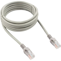Патч-корд UTP Cablexpert PP10-3M кат.5e, 3м, литой, (серый)