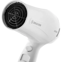 Фен настенный BRAYER BR3021, 2000ВТ,2скор, 2реж нагрева, концентратор,1,8 м
