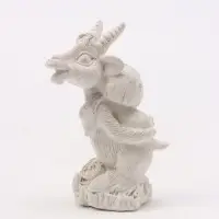 Фигурка декоративная &laquo;Козел с мухомором&raquo;, неокрашенная, 6&times;4&times;3 см, белая