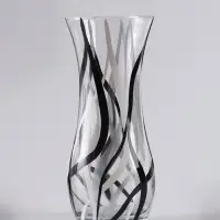 Ваза &laquo;Персей&raquo;, линии, h=26 см, стекло