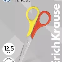 Ножницы детские 12.5 см, ErichKrause FunCut Space Animals, с закруглёнными концами лезвий, МИКС