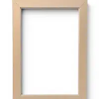 Рама для картин и зеркал Elegance de Lumi, 40&times;60 см, пластик, белая с золотом