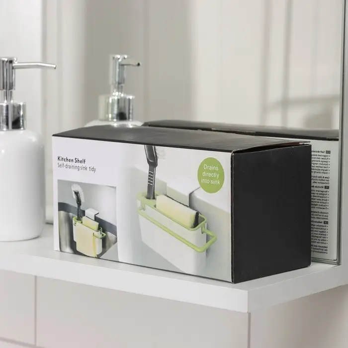 Подставка для ванных и кухонных принадлежностей, 20×9×9 см, цвет МИКС Подставка для ванных и кухонных принадлежностей, 20×9×9 см, цвет МИКС