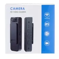 Видеокамера нагрудная CAM-15, 1920&times;1080, Full HD 1080 p, 2 Мп, Bluetooth, микрофон, чёрная