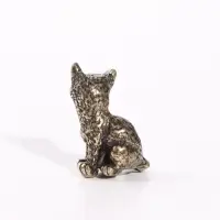 Фигурка декоративная &laquo;Маленький котёнок&raquo;, металл, 1.8&times;1.5&times;2.9 см